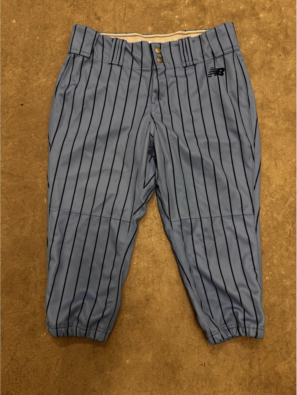New Balance Baseball Pinstripe Knicker Pants Adult Medium (Waist 34”).